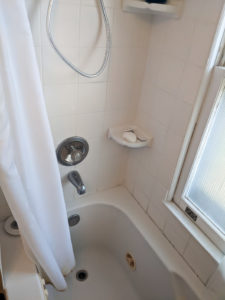 Old shower tub combo.