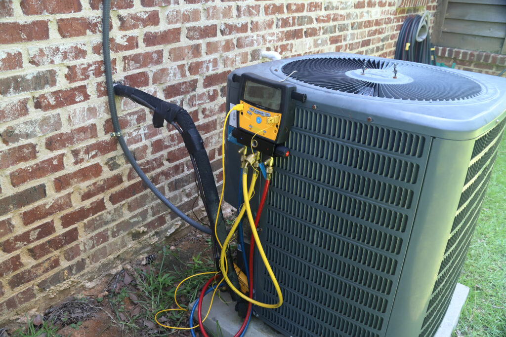 Air conditioner compressor during spring tune-up